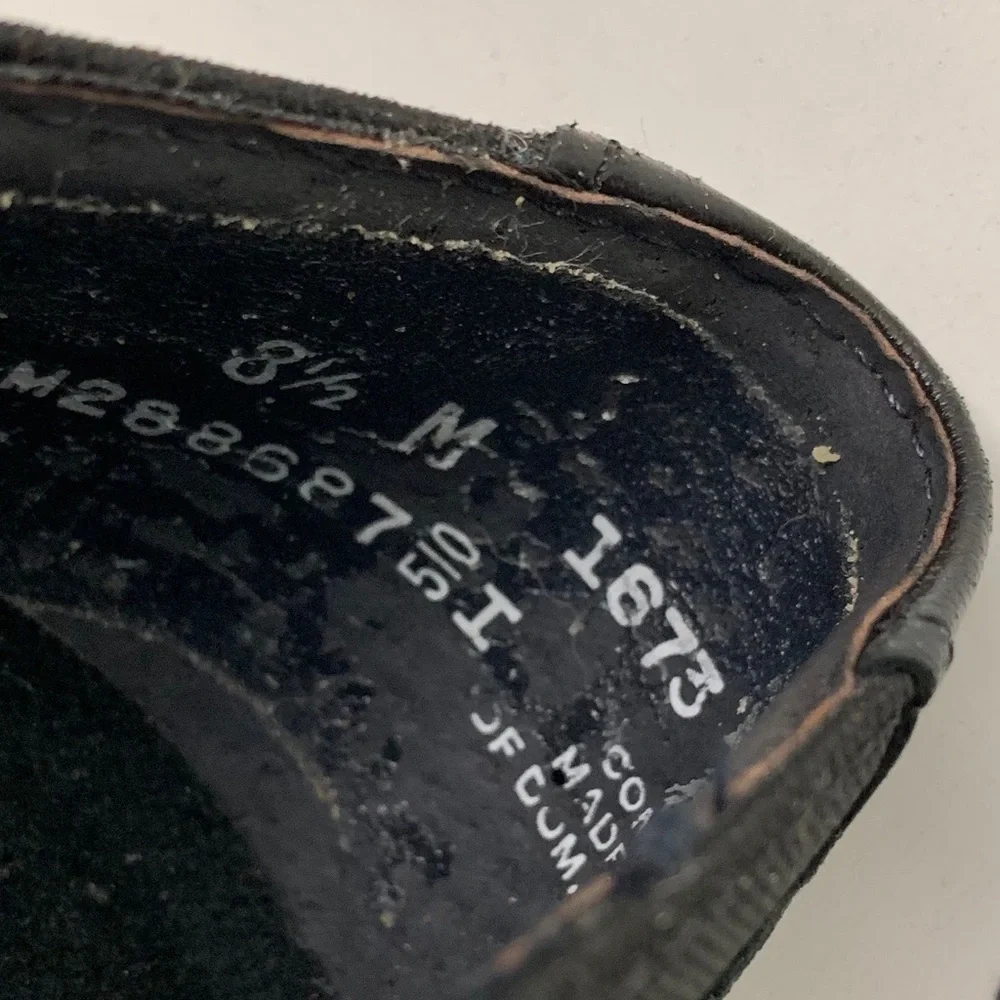 Munro Womens Black Heels Slip on Size 8.5 M - Picture 7 of 8